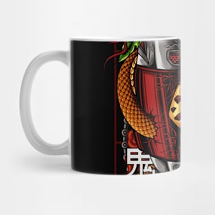 Japanese Oni Helmet Mug